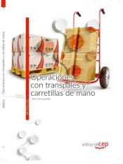 Portada de Operaciones con transpalés y carretillas de mano. Manual teórico