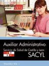 Pack De Libros. Auxiliar Administrativo. Servicio De Salud De Castilla Y León (sacyl)