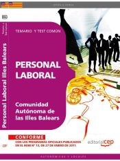 Portada de Personal Laboral Comunidad Autónoma de las Illes Balears. Temario  y Test Común