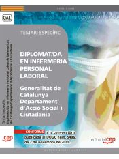 Portada de Personal Laboral de la Generalitat de Catalunya. Departament d'Acció Social i Ciutadania. Diplomat/da en Infermeria. Temari específic