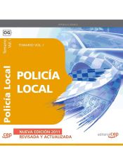 Portada de Policía Local. Temario Vol. I