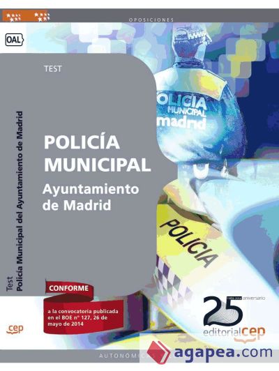 Policía Municipal Ayuntamiento de Madrid. Test