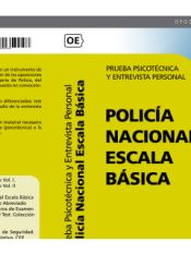 Portada de Policía Nacional Escala Básica. Prueba Psicotécnica y Entrevista Personal