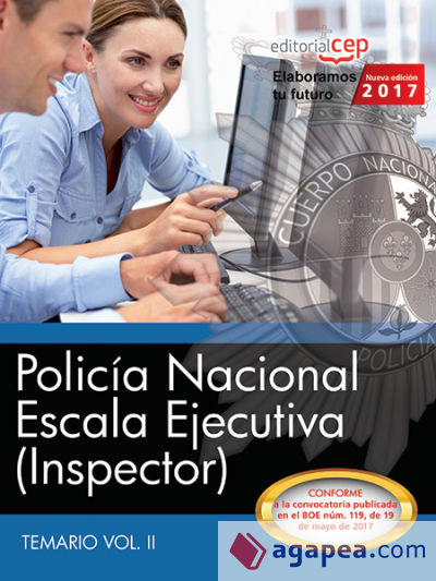 Policía Nacional. Escala Ejecutiva (Inspector). Temario Vol. II