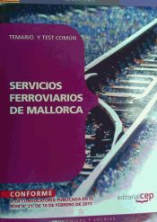 Portada de Servicios Ferroviarios de Mallorca. Temario y Test Común