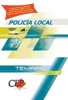 Portada de TEMARIO GENERAL OPOSICIONES POLICÍA LOCAL
