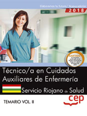 Portada de Técnico/a en Cuidados Auxiliares de Enfermería. Servicio Riojano de Salud. Temario Vol. II