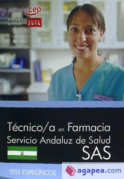 Técnico/a en farmacia. Servicio Andaluz de Salud (SAS). Test específicos