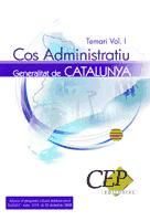 Portada de Temari Vol. I. Oposicions Cos Administratiu. Generalitat de Catalunya