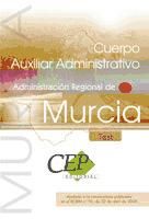 Portada de Test Oposiciones Cuerpo Auxiliar Administrativo Administración Regional de Murcia