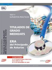 Portada de Titulados de Grado Medio/ATS ERA del Principado de Asturias. Test y Supuestos Prácticos
