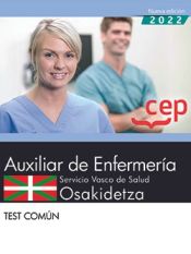 Portada de Auxiliar Enfermería. Servicio vasco de salud-Osakidetza. Test Común