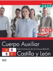 Portada de Cuerpo Auxiliar. Administración de la Comunidad de Castilla y León. Test. Oposiciones