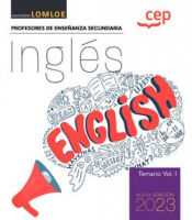 Portada de Cuerpo de Profesores de Enseñanza Secundaria. Inglés. Temario Vol. I.. Oposiciones