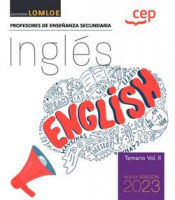 Portada de Cuerpo de Profesores de Enseñanza Secundaria. Inglés. Temario Vol. II.. Oposiciones