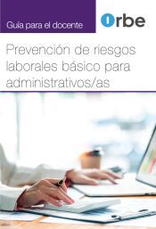 Portada de Guía para el docente Prl Básico personal administrativo/a