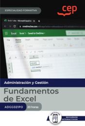 Portada de Manual. Fundamentos de Excel (ADGG021PO). Especialidades formativas