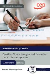 Portada de Manual. Gestión financiera y administrativa para microempresas (ADGD292PO). Especialidades formativas