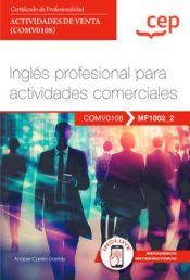 Portada de Manual. Inglés profesional para Actividades comerciales (MF1002_2). Certificados de profesionalidad. Actividades de venta (COMV0108)