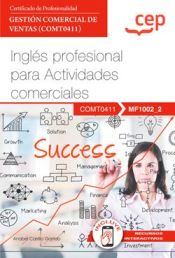 Portada de Manual. Inglés profesional para Actividades comerciales (MF1002_2). Certificados de profesionalidad. Gestión comercial de ventas (COMT0411)