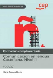 Portada de Manual. Lengua Castellana. Nivel II (FCOV22). Especialidades formativas