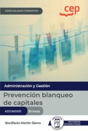 Portada de Manual. Prevención blanqueo de capitales (ADGN0001). Especialidades formativas