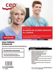 Portada de Pack teórico. Auxiliar Enfermería. Servicio vasco de salud-Osakidetza