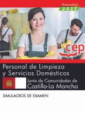 Portada de Personal de limpieza y servicios domésticos. Junta de Comunidades de Castilla-La Mancha. Simulacros de examen