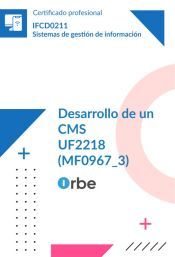 Portada de UF2218: Desarrollo de un CMS (MF0967_3) IFCD0211