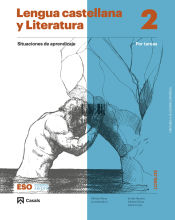 Portada de Lengua castellana y Literatura por tareas 2 ESO LOMLOE ANDALUCÍA