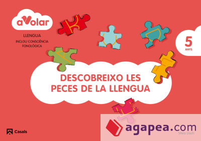 Llengua. Descobreixo les peces de la llengua 3. 5 anys. A volar!