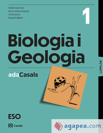 Llibre guia Biología i Geología 1 ESO ADA LOMLOE