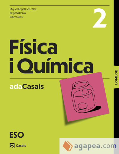 Llibre guia Física i Química 2 ESO ADA LOMLOE