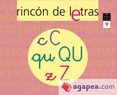 RINCÓN DE LETRAS. Cuaderno 9. Lectoescritura