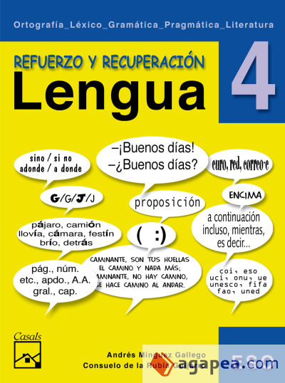 Refuerzo y recuperación. Lengua 4