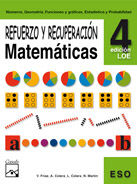 Portada de Refuerzo y recuperación. Matemáticas 4