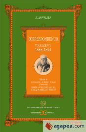 Portada de Correspondencia. Volumen V. (1888-1894)