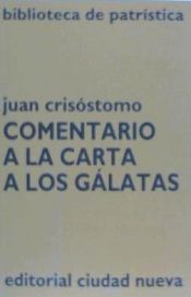 Portada de Comentario a la carta a los Gálatas