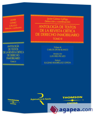 Antología de Textos de la Revista Crítica de Derecho Inmobiliario ( Tomo II )