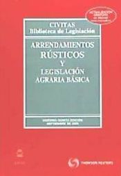 Portada de Arrendamientos rústicos y legislación agraria básica