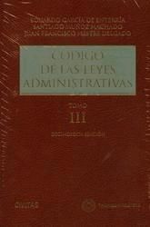 Portada de Código de las Leyes Administrativas. Tomo III