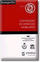 Portada de Compendio de Derecho  Nobiliario