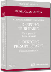 Portada de Curso de derecho financiero. I.Derecho Tributario. Parte General y Parte Especial. II.Derecho presupuestario