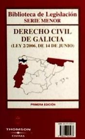 Portada de Derecho Civil de Galicia