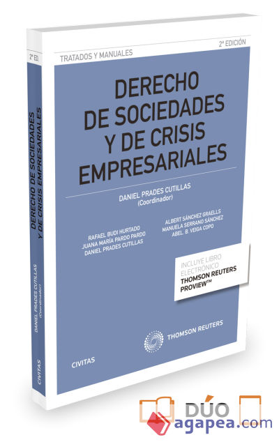 Derecho de Sociedades y de Crisis Empresariales (Papel + e-book)