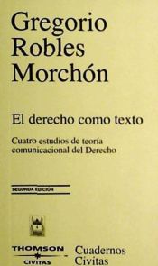 Portada de El derecho como texto