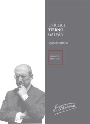 Portada de Enrique Tierno Galván. Obras completas. Tomo VI (1979-1981)