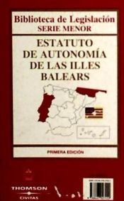 Portada de Estatuto de Autonomía de las Illes Balears