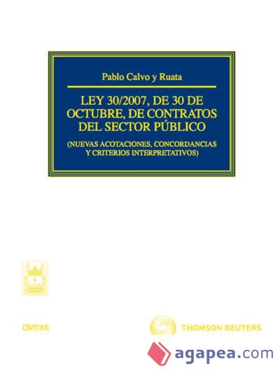 Ley  30/2007, de 30 de octubre, de contratos del sector público