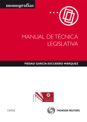 Portada de Manual de técnica legislativa